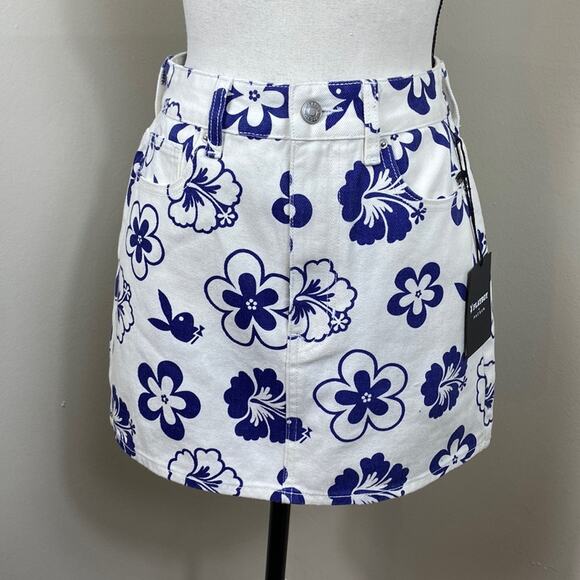 FINAL PRICE NWT Playboy By PacSun Classic 5-Pocket Mini Skirt - Picture 4 of 11